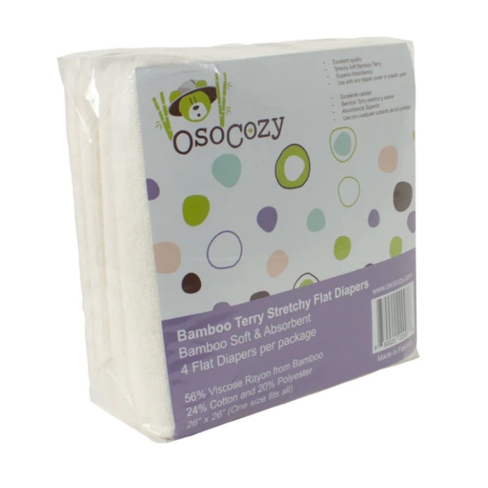 Osocozy Bamboo Stretchy Flat Diapers